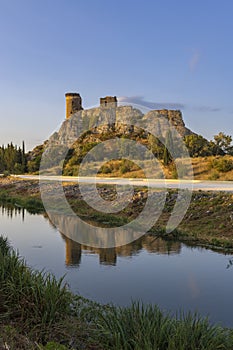 Chateau de lÂ´Hers ruins near Chateauneuf-du-Pape, Provence, France