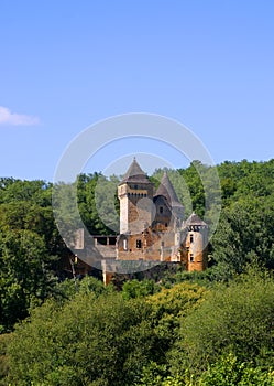 Chateau de Laussel in Dordogne, Aquitaine, France