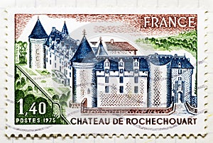 Chateau de Rochechouart, a thirteenth-century French castle, in the commune of Rochechouart