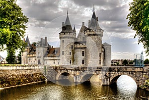 Chateau de Sully-sur-Loire, France.