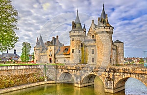 Chateau de Sully-sur-Loire, on of the Loire Valley castles in France