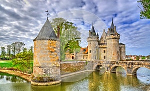 Chateau de Sully-sur-Loire, on of the Loire Valley castles in France