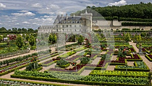 Chateau de Villandry Loire Valley France photo