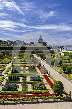 Chateau de Villandry, UNESCO World Heritage Site, Villandry, Indre-et-Loire, Pays de la Loire, France photo
