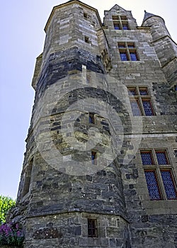Château mëttelalterlech Schlass An Vun Frankräich 