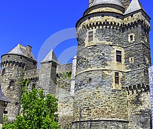 Chateau de Vitre -  medieval castle in the town of Vitre, France