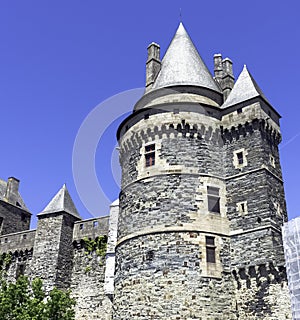 Chateau de Vitre - medieval castle in the town of Vitre, France