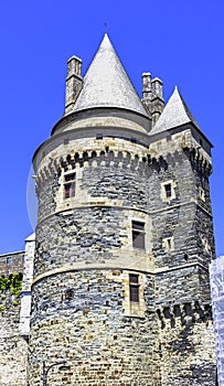 Chateau de Vitre - medieval castle in the town of Vitre, France