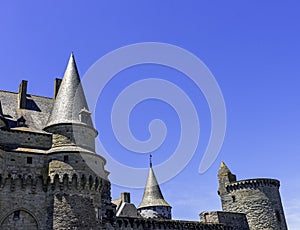 Chateau de Vitre - medieval castle in the town of Vitre, France