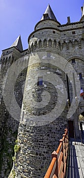 Chateau de Vitre - medieval castle in the town of Vitre, France