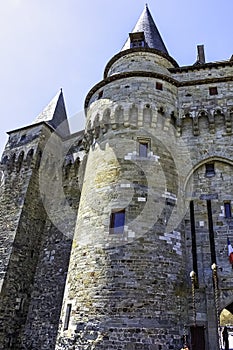 Chateau de Vitre - medieval castle in the town of Vitre, France