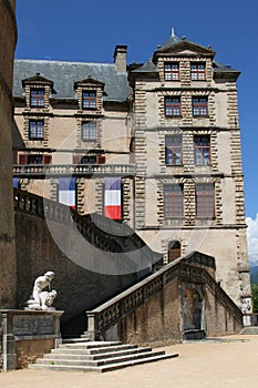 Chateau de Vizille grand stairs