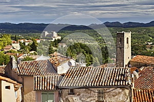 Chateau du Puy de Tourrettes Fayence roof tops