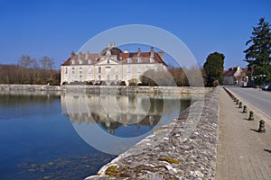 Chateau Fontaine-Francaise in France photo
