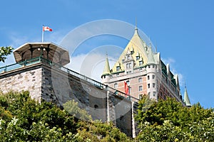 Chateau Frontenac from Old Quebec City