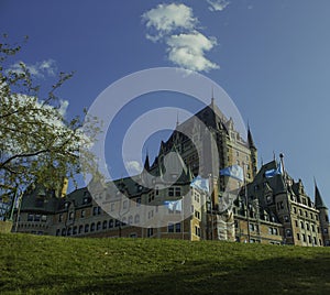 Chateau Frontenac At The Top Of The Hill