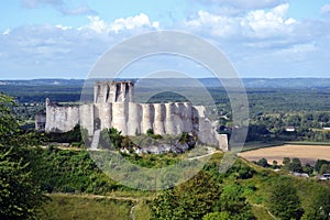 Chateau Gaillard Castle remains