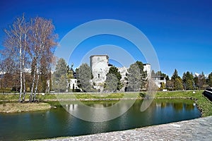 Grand Castle - Gothic castle and Renaissance manor house in Liptovsky Hradok in Slovakia.