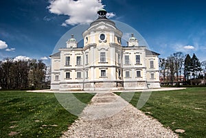 Chateau in Kravare near Opava city in Czech republic