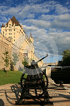 Chateau Laurier and Ottawa Locks photo