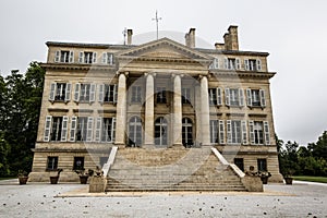 Chateau margaux winery mansion,Bordeaux, France photo