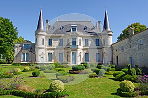 Chateau Palmer, medoc, bordeaux, france photo