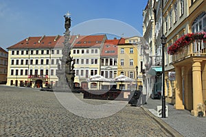Chateau square in Teplice