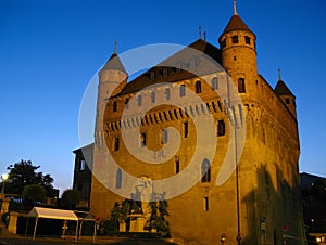 Chateau St-Maire, night 02, Lausanne, Switzerland