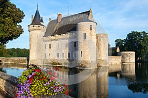 The chateau of Sully-sur-Loire, France