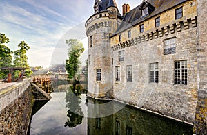 The chateau of Sully-sur-Loire, France