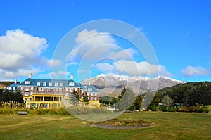 Chateau Tongariro, Whakapapa , Mount Ruapehu, New Zealand photo