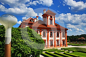 Chateau in Troja in Prague, Czech Republic