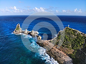 Chateaux rocks in Guadeloupe photo