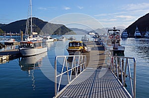 Chater Fishing Boats, early morning, Picton, New Zealand