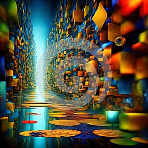 Chatgpt bot writing answers with pen on paper, Generative AI