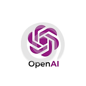 chatgpt logo, OpenAI logo, AI chatbot, ChatGPT copy space text