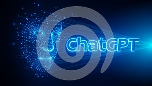 ChatGPT, using and chatting artificial intelligence photo