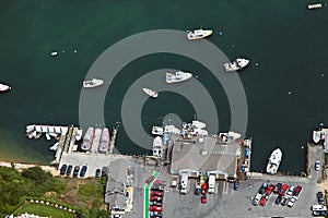 Chatham, Cape Cod Fish Pier in New England Aerial
