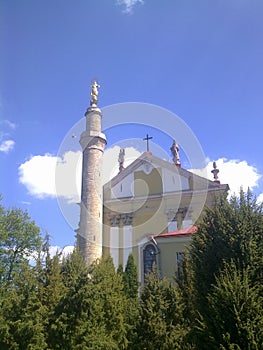 Chatholic church + Turkish Minaret, Kamenets-Podolskiy, Ukraine