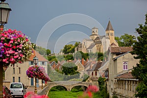 Chatillon-sur-Seine Cote dOr Burgundy France - The ancient town with bridge