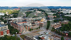 Chattanooga, Drone View, Downtown, Tennessee River, Amazing Landscape