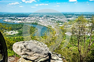 Chattanooga, Tennessee, USA views  from Lookout mountain