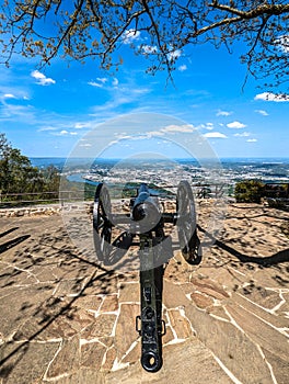 Chattanooga, Tennessee, USA views from  Lookout mountain