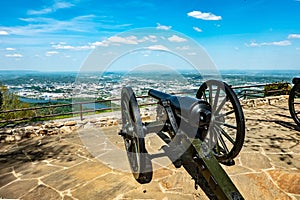 Chattanooga, Tennessee, USA views from  Lookout mountain