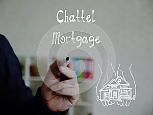 Chattel Mortgage phrase on the page