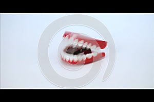 Chattering Teeth - Stock Video