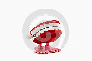 Chattering Teeth Toy Comedy