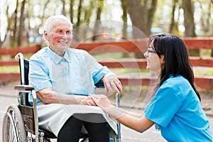 Chatting with Elderly Lady