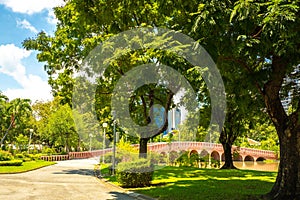 Chatuchak City Park: Serenity Amidst Vintage Redbrick Icon and Scenic Lake