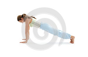 Chaturanga dandasana four-limb